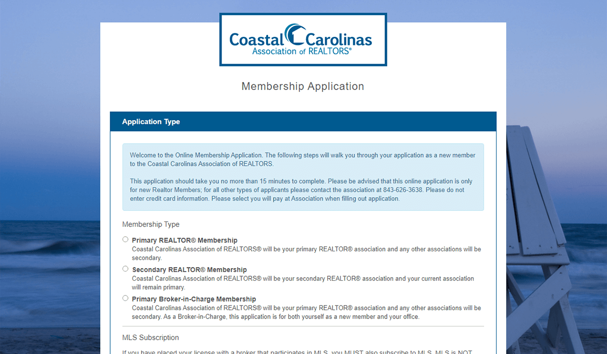 Coastal Carolina AOR screenshot