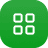 Green app icon with four white squares.
